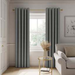 Rotterdam Herringbone Blackout Eyelet Curtains - thumbnail 2