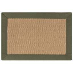 Herringbone Jute Border Doormat - thumbnail 2