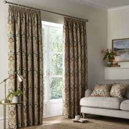 Lucetta Pencil Pleat Curtains (Blackout Available) - thumbnail 4