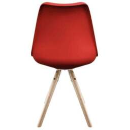 Fusion Living Soho Plastic Dining Chair with Pyramid Legs - thumbnail 6