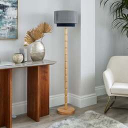 Ticking Stripe Two Tier Lamp Shade - thumbnail 3