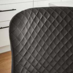 Montreal Counter Height Bar Stool, Velvet - thumbnail 3