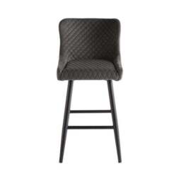 Montreal Counter Height Bar Stool, Velvet - thumbnail 5