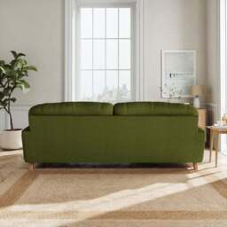 Martha Matte Plush Velvet 4 Seater Sofa - thumbnail 3