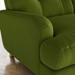 Martha Matte Plush Velvet 4 Seater Sofa - thumbnail 5