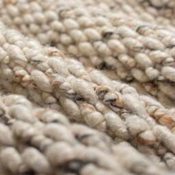 Flecked Braided Wool Rug - thumbnail 2