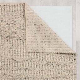 Flecked Braided Wool Rug - thumbnail 3