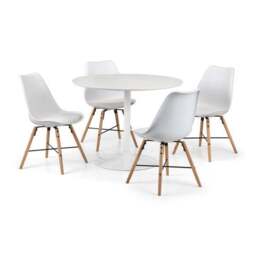 Kari Set of 2 Dining Chairs, Faux Leather - thumbnail 5