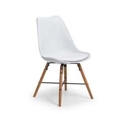 Kari Set of 2 Dining Chairs, Faux Leather - thumbnail 2