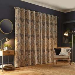 Folk Tree Eyelet Curtains - thumbnail 4
