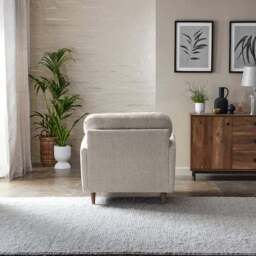 Sven Chunky Chenille Snuggle Chair - thumbnail 6