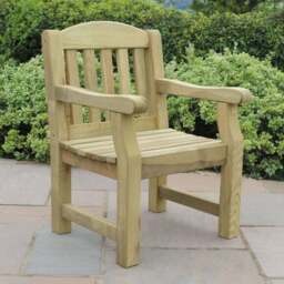 Emily Wooden Garden Chair - thumbnail 5