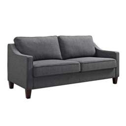 Luke Linen Sofa, Grey - thumbnail 2