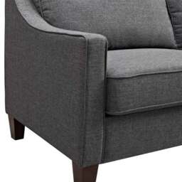 Luke Linen Sofa, Grey - thumbnail 4