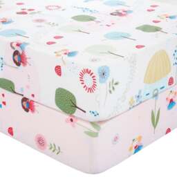 Pack of 2 Toadsool Fairies Polycotton Fitted Sheets