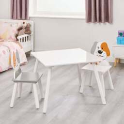 Liberty House Kids Cat And Dog Table And Two Chair Set - thumbnail 2