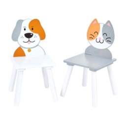 Liberty House Kids Cat And Dog Table And Two Chair Set - thumbnail 5