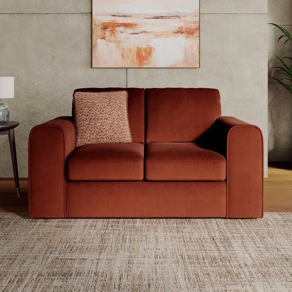 Abel Matte Velvet 2 Seater Sofa - image 1