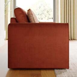 Abel Matte Velvet 2 Seater Sofa - thumbnail 3
