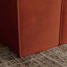 Abel Matte Velvet 2 Seater Sofa - thumbnail 5