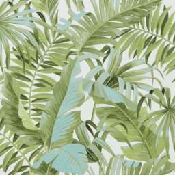Tropical Maui Floral Fire Retardant Blackout Made to Measure Roller Blind - thumbnail 2