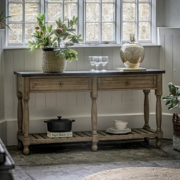 Cedar and Sage Arvika 2 Drawer Console Table - image 1