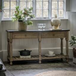 Cedar and Sage Arvika 2 Drawer Console Table - thumbnail 1