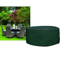 6 Seater Round Garden Furniture Set Super Tough Cover - thumbnail 2