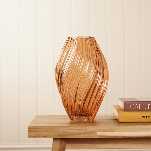 Hestia Twisted Glass Vase - image 1