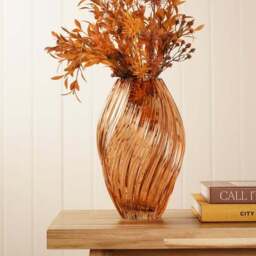 Hestia Twisted Glass Vase - thumbnail 2