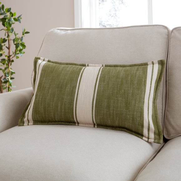Churchgate Mallory Stripe Cotton Rectangle Cushion - image 1