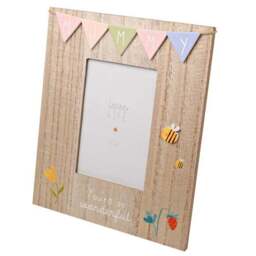 Mummy Bunting Wooden Photo Frame - thumbnail 2