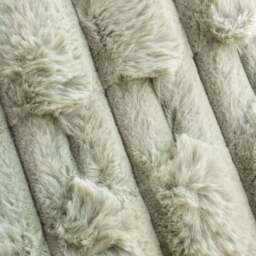 Bianca So Soft Carved Faux Fur Throw Blanket 150cm x 200cm - thumbnail 3