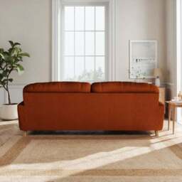 Martha Matte Plush Velvet 4 Seater Sofa - thumbnail 3