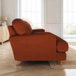 Martha Matte Plush Velvet 4 Seater Sofa - thumbnail 2