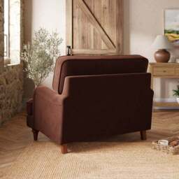 Beatrice II Velvet Snuggle Chair - thumbnail 2