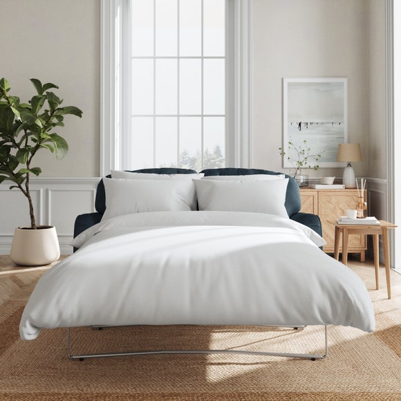 Martha Matte Plush Velvet 2 Seater Double Sofa Bed - image 1