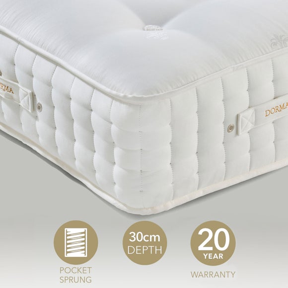 Dorma Natural 7000 Pocket Sprung Alpaca Split Tension Mattress - image 1