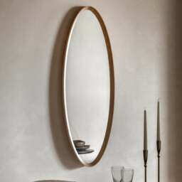 Cedar and Sage Haven Elipse Wall Mirror - thumbnail 1
