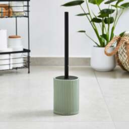Ceramic Ribbed Toilet Brush - thumbnail 1
