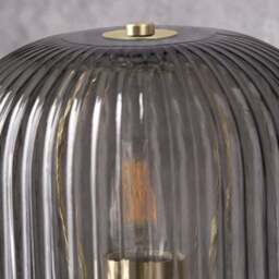 Pacific Lifestyle Zandra Retro Ribbed Table Lamp - thumbnail 3