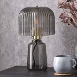 Pacific Lifestyle Zandra Retro Ribbed Table Lamp - thumbnail 1