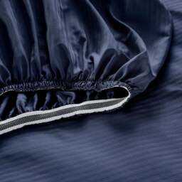 Hotel Cotton Stripe 400 Thread Count Grip Fitted Sheet - thumbnail 1