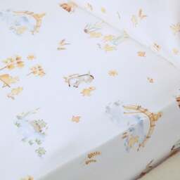 Set of 2 Spring Harvest 100% Cotton Fitted Sheets - thumbnail 1