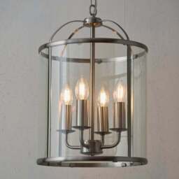 Vogue Lambeth 4 Light Glass Pendant Light - thumbnail 3