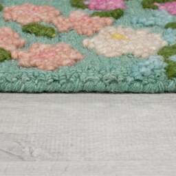 Country Garden Floral Wool Rug - thumbnail 4