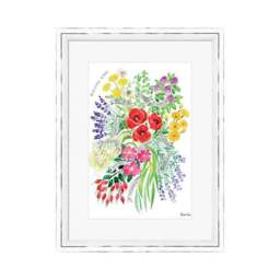 The Art Group Medicinal Herbs Watercolour Bouquet Framed Print - thumbnail 2