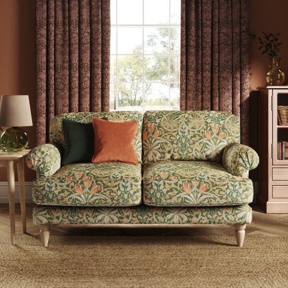 Jolene William Morris Woodland Weeds Print Velvet 2 Seater Sofa - image 1