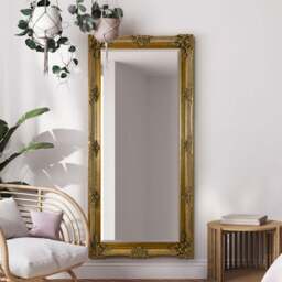 Davenport Ornate Flourish Rectangle Full Length Wall Mirror