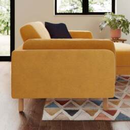 Newton Luxe Chenille Corner Chaise Sofa - thumbnail 2